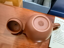 束氏宜兴原矿紫砂纯手工紫砂壶朱泥龙蛋壶泡茶壶精致礼盒装送人礼品 实拍图