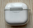 品胜 适用Airpods4保护套 苹果耳机四代保护套通用降噪版2024款无线蓝牙耳机透明软壳防摔防刮 含挂绳 实拍图