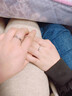 铂邦诗（BOBANGSHI）纯银情侣对戒一对2025新款男女戒指订婚求婚表白礼物送女友 绾青丝戒指（一对）+轻奢礼盒 实拍图