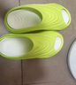 亚束2025运动拖鞋男厚底增高防滑户外踩屎感凉拖减震夏季外穿破茧系列 荧光绿【可拆卸内胆】 36-37 【35-36码脚拍这个】 实拍图