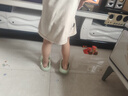 牧童儿童拖鞋夏男宝宝洞洞鞋软底女童卡通洗澡婴幼儿家居鞋奶龙绿170 实拍图