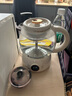 美的（Midea）煮茶器煮茶壶花茶壶 养生壶迷你恒温电热水壶蒸茶器喷淋式316L不锈钢烧水壶黑茶茶具1升YSTM-Z11 实拍图