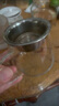 德国进口品质耐热玻璃公道杯分茶器茶漏一体茶海过滤公杯功夫茶具加厚高档套装的 圆润公杯+304带把茶漏【400】 实拍图