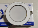 欧普（OPPLE）LED筒灯嵌入式孔灯吊顶灯超薄客厅漆白全铝 5瓦白光开孔7-8.5cm 实拍图