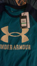 安德玛（Under Armour）男童纯棉T恤夏儿童舒适短袖男大童复古字母印花上衣夏装241101019 绿色 170 （偏小一码） 实拍图