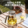 苏泊尔（SUPOR）旋转磁控飘逸壶玻璃泡茶杯茶水分离茶具泡茶神器 飘逸壶880ml 实拍图