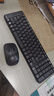 罗技（Logitech）MK220 键鼠套装 无线键鼠套装 办公键鼠套装  多媒体键鼠套装 带无线2.4G接收器 黑色 实拍图