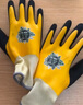 星宇园艺手套1双M码黄色花艺花园种花月季防刺赶海防水挖沙防割伤手套 实拍图