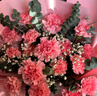 艾斯维娜鲜花速递向日葵混搭花束生日礼物全国同城配送 19朵康乃馨花束 实拍图