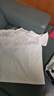 真维斯（Jeanswest）纯棉短袖t恤男运动潮流百搭休闲半袖2025新款打底夏季美式体恤衫  白色(复古字体黑胸标) 3XL (体重180-205斤) 实拍图