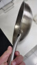 赫巴兹（HZIB）德国炒锅316不锈钢炒菜锅无涂层平底炒锅电磁炉煤燃气通用 全玻璃盖内径30外径 32cm 实拍图