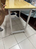 舒客艺家 电脑桌台式小户型小桌子家用学习桌写字办公书桌电竞长条桌子 木纹白架单桌80*50*74 加固电脑桌 实拍图