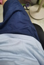 蕉内（Bananain）王一博同款305H纯棉睡衣男女士100%棉情侣家居服短袖短裤套装夏季 【短裤款素色-男】冰岛蓝 M 实拍图