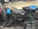 美昱山地自行车男城市自行车学生淑女单车成人实心胎通勤车 礼品说明 24寸充气胎【建议145-170cm】 实拍图