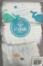洁丽雅纯棉6层纱布小毛巾3条卡通海洋印花童巾口水巾新生婴儿洗脸洗澡巾 实拍图