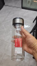 【⭐京东物流配送】高硼硅双层玻璃杯大容量泡茶杯水杯子茶水分离 【双层加厚】茶杯 350ml 1只 实拍图