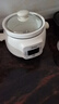 美的（Midea）电炖锅煲汤锅炖汤锅炖汤盅母婴辅食锅宝宝粥1.5L电炖盅白瓷柔炖大功率多功能锅MD-DGE1556 实拍图