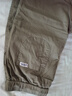 顶峰保罗（Dingfengbaoluo）休闲裤直筒九分长裤春秋季潮牌宽松纯色男士裤子9904卡其灰3XL 实拍图