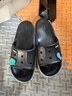 卡骆驰（crocs）男女拖鞋 贝雅卡骆班休闲舒适透气一拖鞋 205392-066 M8W10 实拍图
