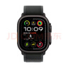 Apple/苹果 Watch Ultra 2 智能手表GPS+蜂窝款49 毫米黑色钛金属表壳黑色野径回环式表带S/M MXDQ3CH/B 实拍图
