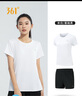 361°跑步运动套装女士夏季衣服新款休闲短袖短裤两件套662414001H-1 实拍图