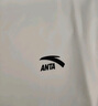 安踏（ANTA）【快干棉】T恤男女同款2025夏季情侣吸湿排汗LOGO宽松休闲短袖t恤 【小logo】纯净白8125-1 L /男175 女170 实拍图