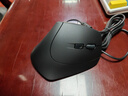 SANWA SUPPLY 人体工学垂直竖握无线鼠标 静音鼠标 办公游戏吃鸡 蓝光LED 多档DPI 6键 有线 静音 黑色 实拍图