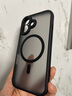 ALittleFlower适用苹果16手机壳 iphone16保护套磁吸壳magsafe充电超薄防摔硅胶软壳镜头全包 黑色 实拍图