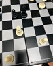 友邦（UB） 国际象棋黑白磁性折叠便携成人儿童学生教学用棋4812B-C(大号) 实拍图
