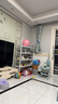 唐辑书架书柜 学生家用落地置物架铁艺图书架子 白色五层100*30*160 实拍图
