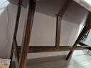 全品屋餐桌椅组合家用饭桌子小户型简约公寓快餐出租商用长方形电脑桌 胡桃木色 120cm 【宽60CM】单桌子 实拍图