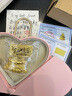 叁艺心黄金小熊生日蛋糕 生日快乐金片足金999送姐妹闺蜜女朋友生日礼物 0.2g蛋糕+生日快乐0.2g+爱心礼盒 足金999+国检证书 实拍图