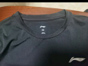 李宁（LI-NING）儿童速干衣运动套装篮球足球训练服紧身衣男女跑步羽毛球服 实拍图