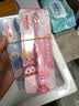 舒客儿童牙刷软毛1-2-3-5-6-8-10-12岁以上宝宝小孩牙刷牙膏套装 3支粉色 实拍图