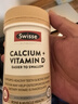 Swisse斯维诗迷你钙片mini钙维生素D中老年成人孕妇柠檬酸钙300片/瓶 实拍图