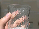 【⭐采销推荐】高颜值初雪锤纹玻璃杯日式家用水杯威士忌酒杯 初雪锤纹杯1只 实拍图