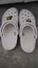 卡骆驰crocs洞洞鞋贝雅男鞋女鞋轻便耐磨一脚蹬拖鞋休闲鞋|10126 白-100 43 (270mm) 实拍图