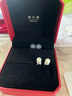 周大福 简约时尚 925银镶珍珠耳钉 AQ32849 直径约6-6.5mm 实拍图