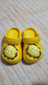 牧童童鞋宝宝凉拖鞋夏季婴儿洞洞鞋男童沙滩鞋女童卡通花园鞋 奶狮黄 18 底标140/鞋内长13.5cm 实拍图