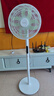 美的（Midea）【幸运草安睡1S】一级能效直流变频声控电风扇家用遥控卧室静音落地扇台式桌面抗菌大风力转页扇 实拍图