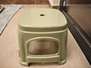 鑫吉星塑料凳子家用客厅加厚成人简约防滑餐厅塑胶经济型小凳餐桌凳 小号北欧绿无盖-高23cm 实拍图