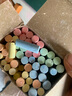 白色彩色粉笔多色儿童无尘无毒学校教师专用家用教学无粉尘批发 无尘粉笔-彩色粉笔48支 1个 实拍图