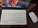 铂呐苓无线蓝牙键盘鼠标套装 适用ipad小米华为苹果VIVO OPPO平板小女生妙控办公静音手机笔记本电脑外接 无线蓝牙键盘冰雪白+双模充电鼠标【10寸】 实拍图