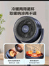 美的（Midea）冷暖两用空气循环扇电风扇落地扇暖风机家用电热取暖器风暖摇电扇 【冷暖两用  舒适认证】遥控定时 实拍图