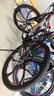 金武端自行车成人山地车公路赛车单车骑行变速超轻越野中学生初中青少年 旗舰版-六刀轮-炫彩蓝 24寸21速 实拍图