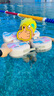 swimbobo婴儿游泳圈6-36个月宝宝免充气游泳圈新生儿泳圈安全防侧翻K7801 实拍图
