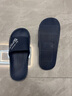 惠夫人拖鞋男夏季外穿大码防滑耐磨时尚潮流浴室洗澡居家休闲透气拖鞋 【升级款】藏青 42-43 (适合平常穿41/42码) 实拍图