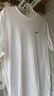 耐克（NIKE）男子运动T恤夏季简约舒适纯棉圆领运动服BV0508-100 白  L  实拍图