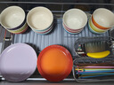 酷彩（Le Creuset）炻瓷19/23cm圆形碟 家用餐具水果盘甜品盘西餐盘沙拉盘餐盘 圆形碟石英粉 19cm 实拍图