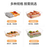 美丽雅一次性饭盒方形1000ml*30套 快餐打包盒大容量食品级便当野餐盒 实拍图